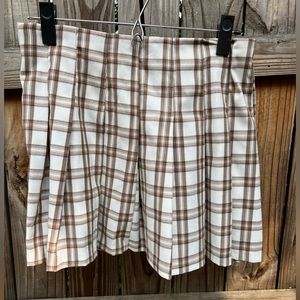 H&M Plaid Mini Skirt